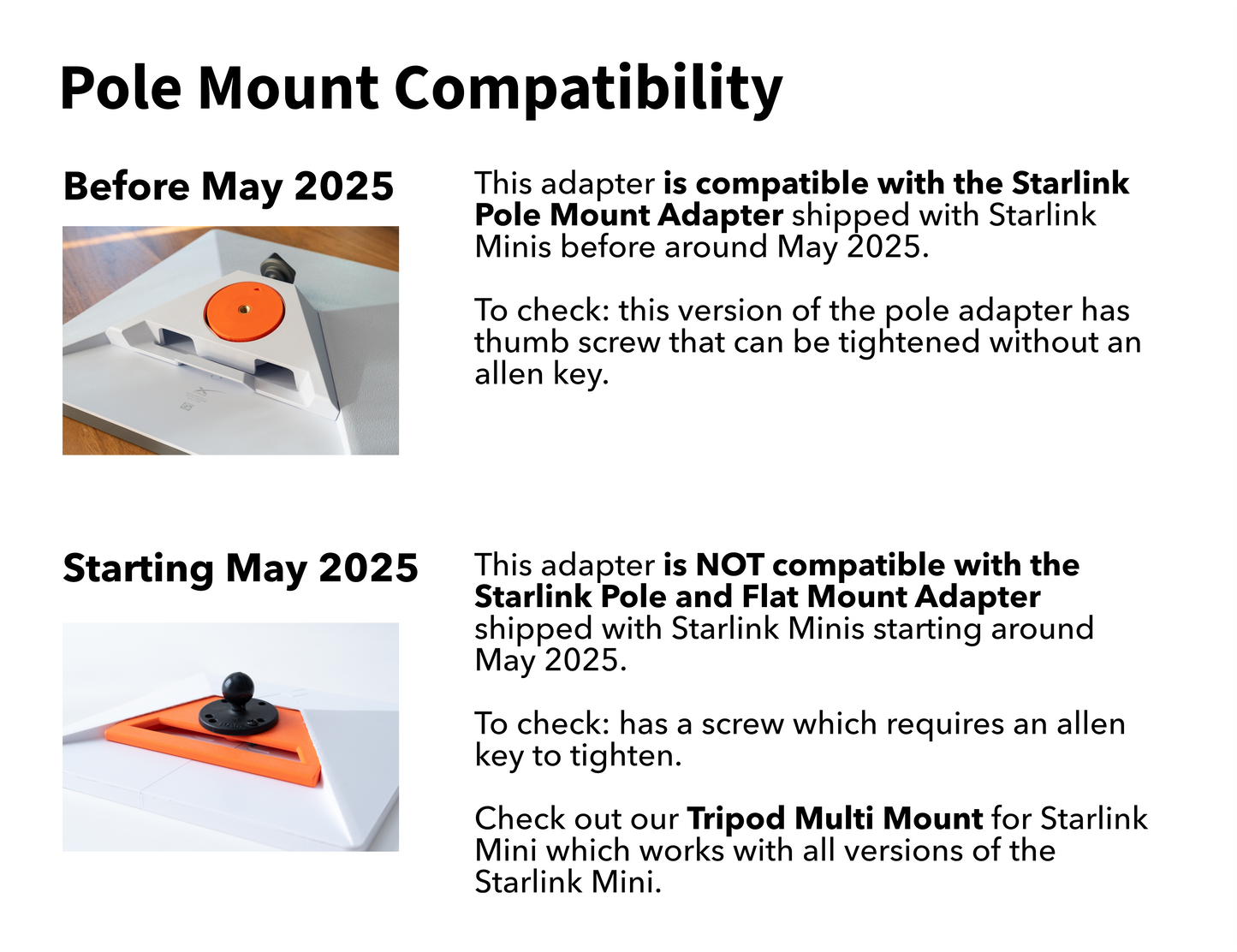 Bundle: Starlink Mini Travel / Camping Kit (Pre May 2025 Version)
