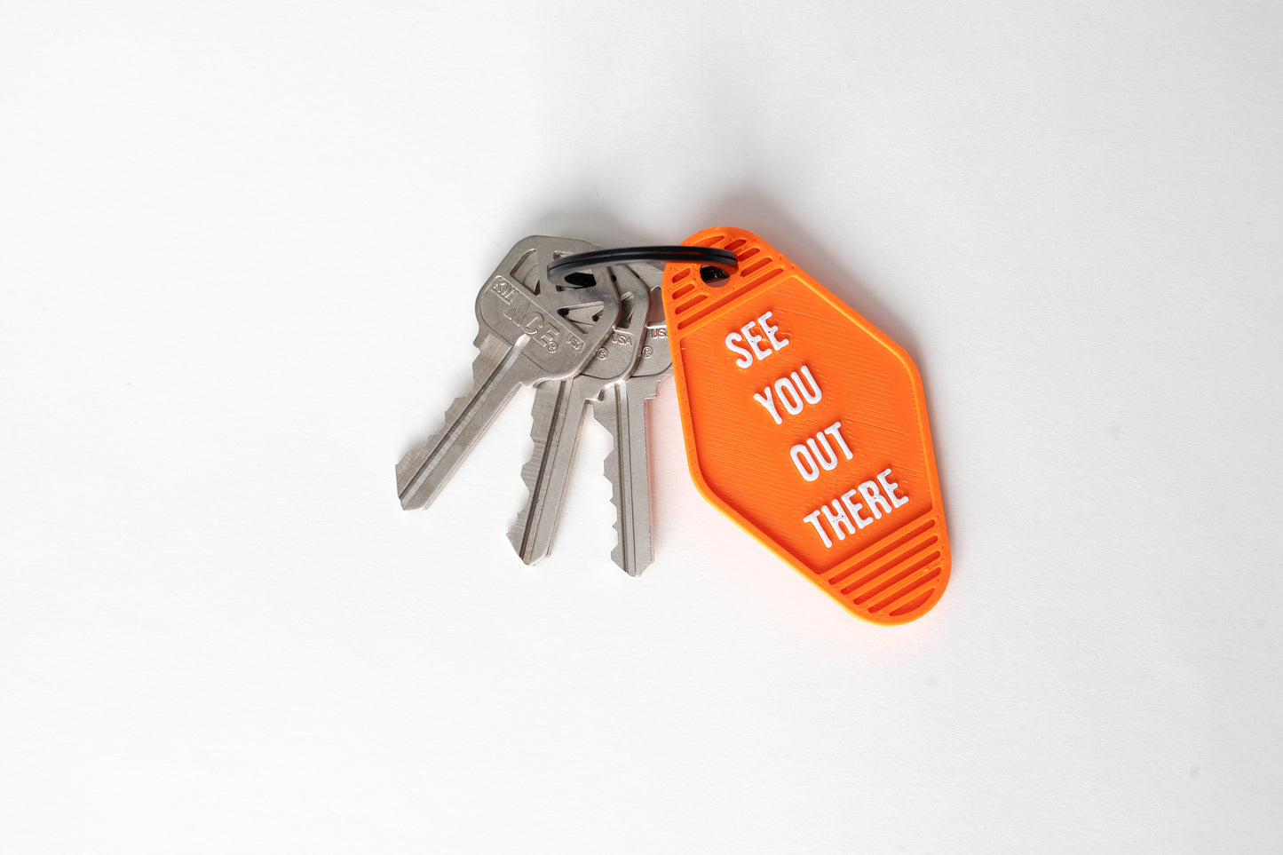 "See You Out There" Keyring